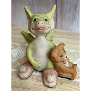 Drowsey Dragon Whimsical World of Pocket Dragons by Real Musgrave 1989 Vintage